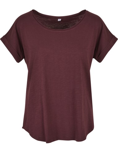 B-BY036-Ladies Long Slub Tee